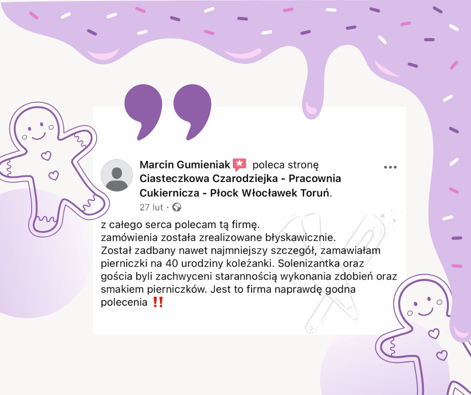 prezent na 40 urodziny koleżanki, opinia