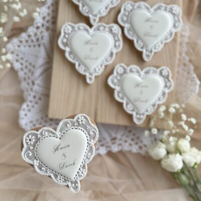 ślub, pierniczki, co na prezent na ślub, podziękowania dla gości na ślub