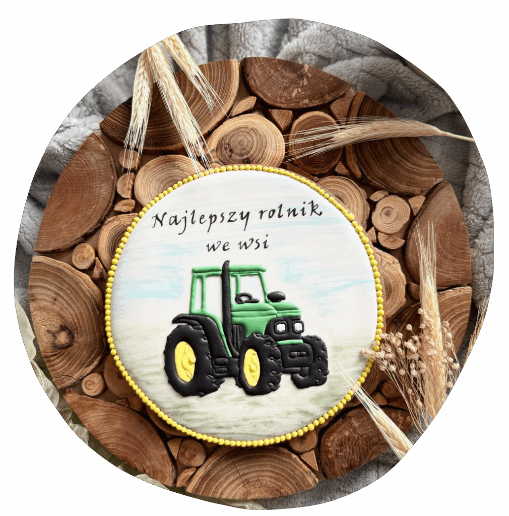 urodziny, pierniczki, co na prezent na urodziny, co dla rolnika na urodziny, john deere