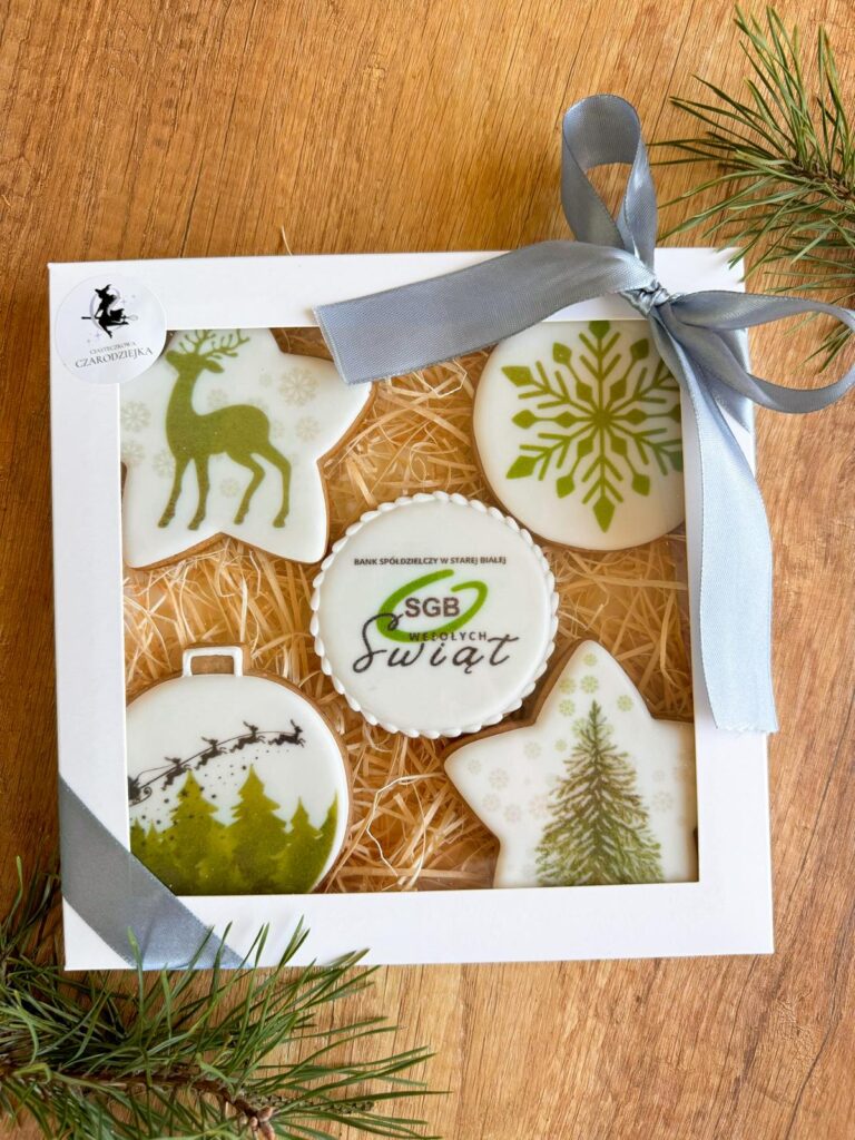 pierniczki, upominki firmowe, pierniki z logo, świąteczne upominki, branding