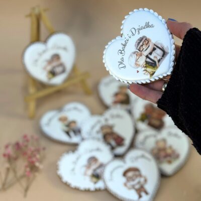 Serce z grafiką<br>Babcia i Dziadek