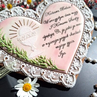 Personalizowany piernik<br>z dedykacją