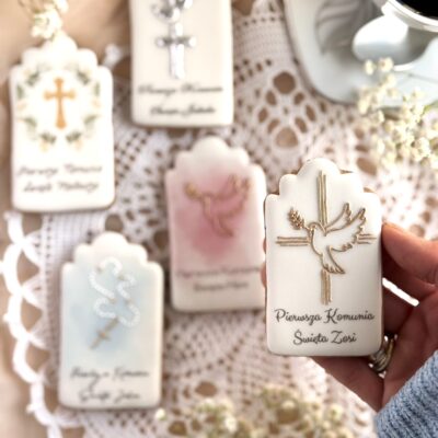 Pierniczek komunijny<br>plakietka mała