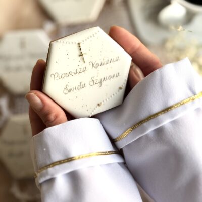 Pierniczek komunijny<br>heksagon